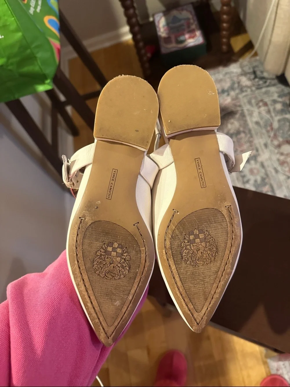 Vince Camuto Amoret Pointed Toe Slingback Flat